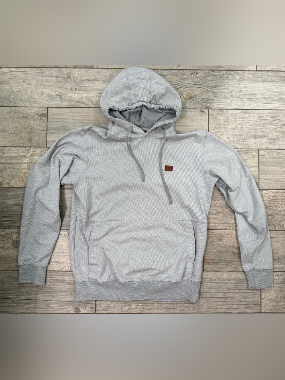 Billabong Light Gray Hooded Pullover Sweatshirt